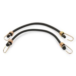 Camco Bungee Cord, For Lp Covers, Black, With Steel Hooks, Pack of 2 – 40519