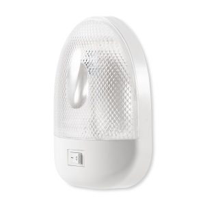 Camco Dome Light – LED, Clear Single Light Dome, One 160 Lumen LED Bulb, With Dome Light Housing/ Dome Cover/ Light Bulb – 41331
