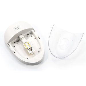 Camco Dome Light – LED, Clear Single Light Dome, One 160 Lumen LED Bulb, With Dome Light Housing/ Dome Cover/ Light Bulb – 41331