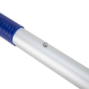 Camco Extension Handle, Use with Camco Accessories, Fixed, 4 Foot Length, Spring Loaded Push Button Connector, Anodized Aluminum – 41902