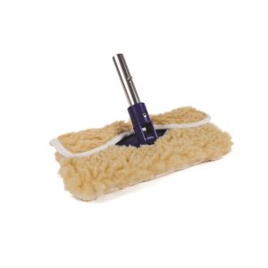 Camco Car Wash Brush, For Use with Multi-Purpose Handle, Wash Head with Synthetic Wool Pad, Head Attachment Only, Without Hose Connection – 41930
