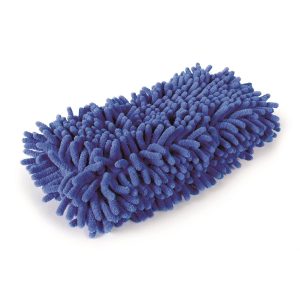Camco Car Wash Brush, Pivoting Wash Head, Wash Head with Microfiber Pad, Blue, Fits All Camco Handles and Most Other Brands, With Pivot Head – 41950