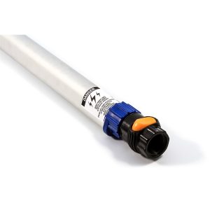 Camco Car Wash Brush, Flow Through Wash Brush, With Push Button Handle, With Garden Hose Connection, Without Soap Dispenser – 41960