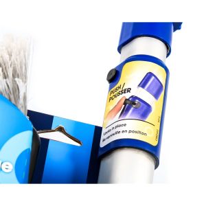 Camco Car Wash Brush, Flow Through Wash Brush, With Push Button Handle, With Garden Hose Connection, Without Soap Dispenser – 41960