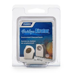 Camco Odor Absorber, Fridge Airator ™, Replacement Pack for Fridge Airator™, Activated Charcoal, Unscented, Single – 42093