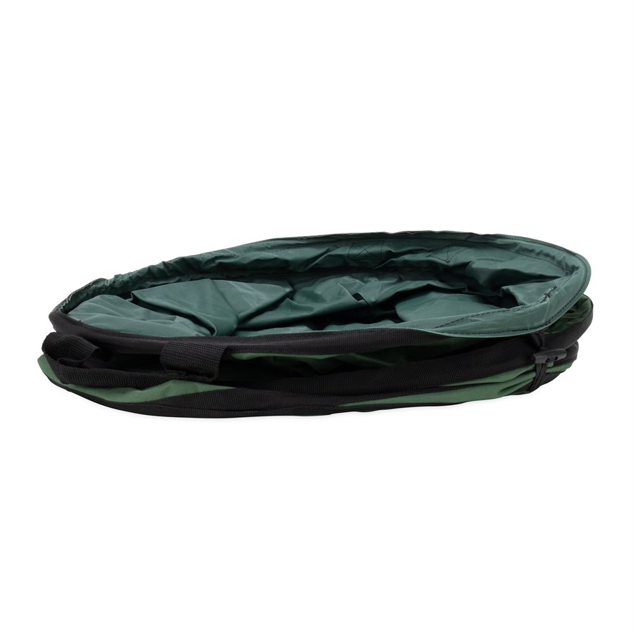 Camco Trash Can, Round, Collapsible, 22 Inch Diameter X 28 Inch Height, Green, Vinyl – 42895