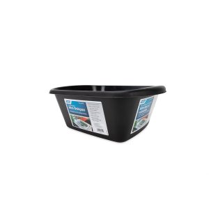 Camco Dish Pan, Holds 9 Quarts, Fits 10-1/2 Inch Width X 12-3/4 Inch Length and Larger Sinks, Black, Plastic – 43515