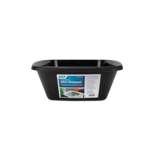 Camco Dish Pan, Holds 9 Quarts, Fits 10-1/2 Inch Width X 12-3/4 Inch Length and Larger Sinks, Black, Plastic – 43515