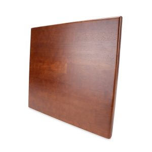 Camco Stove Top Cover, Oak Accents ™, 19-1/2 Inch X 17-3/4 Inch, Bordeaux, Dark Finish, Hardwood, With Rubber Pucks to Silence Stove Rattles – 43526