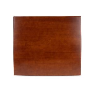 Camco Stove Top Cover, Oak Accents ™, 19-1/2 Inch X 17-3/4 Inch, Bordeaux, Dark Finish, Hardwood, With Rubber Pucks to Silence Stove Rattles – 43526