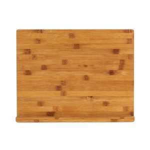 Camco Cutting Board, Countertop Use, Natural, Bamboo, With Counter Edge and Juice Groove, 18 Inch Length X 14 Inch Width X 1-3/4 Inch Height – 43545
