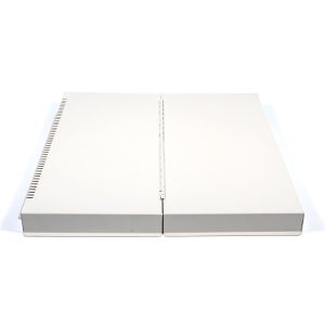 Camco Stove Top Cover, Universal Fit, White Powder Coated, Steel, Does Not Silence Stove Rattles, With English/ French Language Packaging – 43557