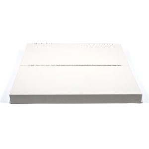 Camco Stove Top Cover, Universal Fit, White Powder Coated, Steel, Does Not Silence Stove Rattles, With English/ French Language Packaging – 43557