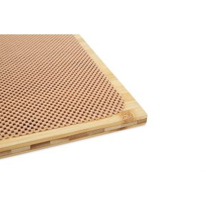 Camco Stove Top Cover, Universal Fit, 19-1/2 Inch X 17 Inch X 3/4 Inch, Natural, Bamboo, Silences Stove Rattles – 43571