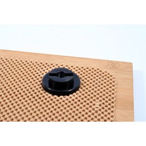 Camco Stove Top Cover, Universal Fit, 19-1/2 Inch X 17 Inch X 3/4 Inch, Natural, Bamboo, Silences Stove Rattles – 43571
