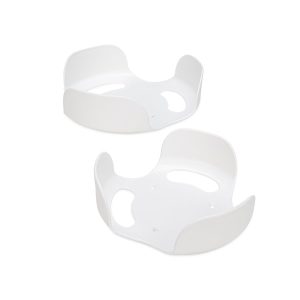 Camco Plate Holder, Stack-A-Plate, One for 7-1/4 Inch Plates and One for 10-1/4 Inch Plates, With Non-Slip Backing for Storage IN Cabinets – 43601