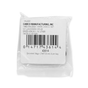 Camco Stove Grate Grommet, Protects Stove Top from Scratches Caused by Grates, For Magic Chef Grates, Rubberized Silicone, Package of 4 – 43614
