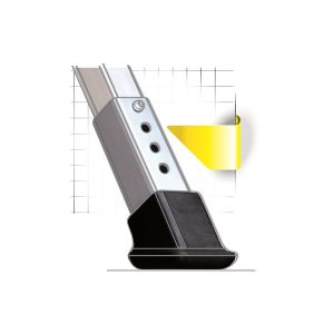 Camco Step Stool, One Step, With Foldable Legs, 19 Inch Width × 14-1?2 Inch Length Platform with 7 to 8-1/2 Inch Height Adjustable Legs – 43676