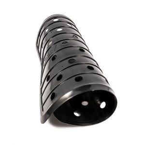 Camco Sink Protector, 10 Inch Width X 11-3/4 Inch Length, Solid with Drain Holes, Black, Vinyl, With English/ French Language Packaging – 43721