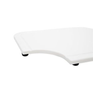 Camco Cutting Board, With Adjustable Feet to Fit Multiple Sink Sizes, White, Plastic, 12-1/2 Inch Length X 14-1/2 Inch Width – 43857
