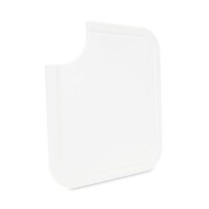 Camco Cutting Board, With Adjustable Feet to Fit Multiple Sink Sizes, White, Plastic, 12-1/2 Inch Length X 14-1/2 Inch Width – 43857