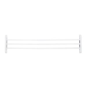 Camco Screen Door Push Bar, Three Bar Style, Adjustable from 20 Inch to 32 Inch, White, Aluminum, With Installation Hardware – 43977