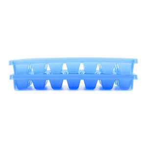 Camco Ice Cube Tray, 21 Mini Cubes, 9 Inch Length X 4 Inch Width X 1 Inch Depth, Plastic, Set of 2, With English/ French Language Packaging – 44100