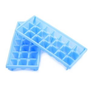 Camco Ice Cube Tray, 21 Mini Cubes, 9 Inch Length X 4 Inch Width X 1 Inch Depth, Plastic, Set of 2, With English/ French Language Packaging – 44100