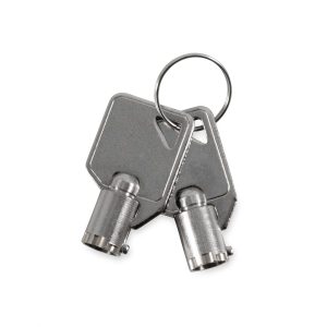 Camco Lock Cylinder, For Baggage Compartment Doors, Keyed Ace Cam Lock, 7/8 Inch, Single with 2 Ace Keys, With 1 Offset Cam and 1 Straight Cam – 44303