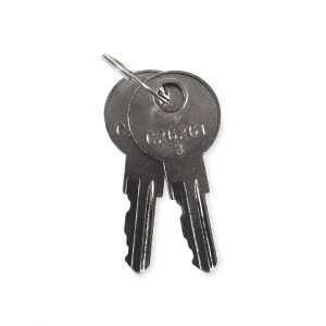 Camco Lock Cylinder, For Baggage Compartment Doors, Keyed Cam Lock, 1-1/8 Inch Length, Single with 2 Keys – 44363