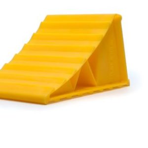 Camco Wheel Chock, Yellow, Hard Plastic, Single, Also Use New Number 44432 – 44412