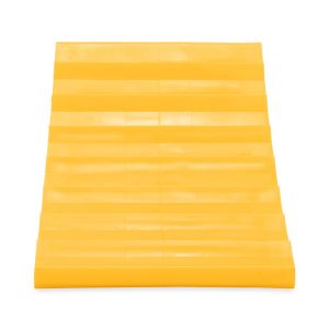 Camco Wheel Chock, Yellow, Hard Plastic, Single, English and French Language Packaging – 44432