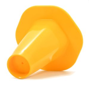 Camco Trailer Tongue Jack Foot Plate, Fits Trailer Tongue Jacks Without Wheel, 5000 Pound Capacity, Yellow, UV Stabilized Resin – 44635
