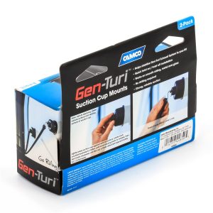 Camco Generator Exhaust Installation Kit, Gen-Turi ™, Suction Cup Mounts, Set of 2 – 44850