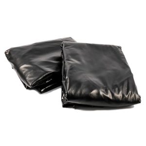 Camco Tire Cover, Single Tire Cover, For 30-32 Inch Tires, Slip on, Black, Vinyl, Set of 2 – 45248