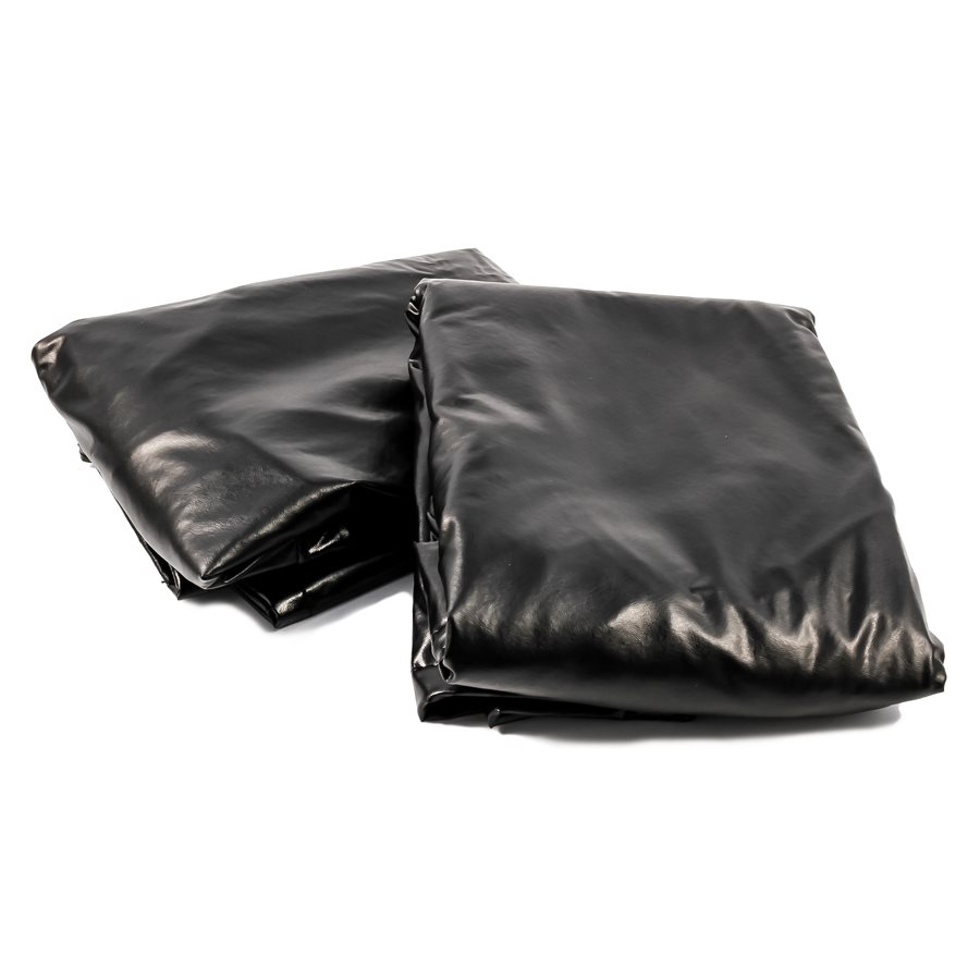 Camco Tire Cover, Single Tire Cover, For 30-32 Inch Tires, Slip on, Black, Vinyl, Set of 2 – 45248