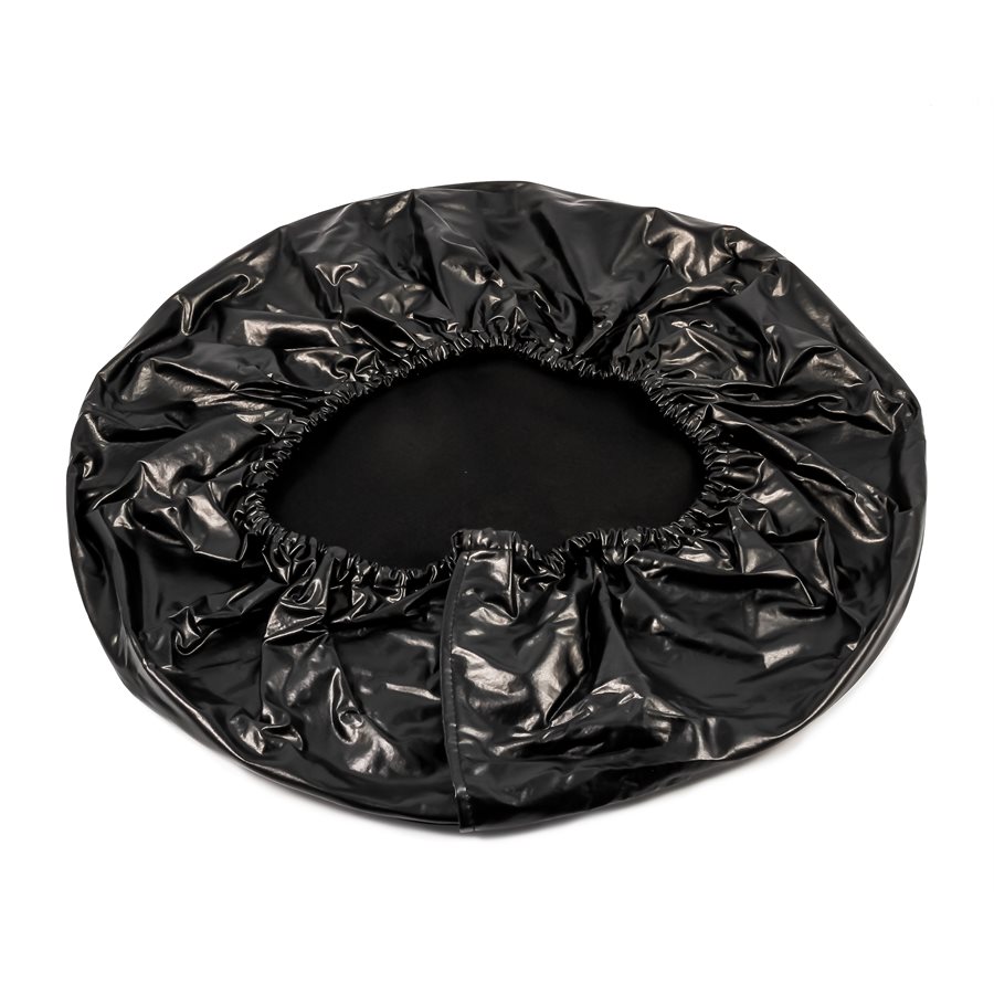 Camco Spare Tire Cover, Fits 27 Inch Diameter Tires, Solid, Black, Vinyl – 45258