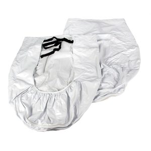Camco Tire Cover, Single Tire Cover, For 33-35 Inch Tires, Slip on, Arctic White, Vinyl, Set of 2 – 45324