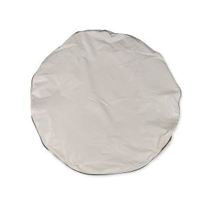 Camco Spare Tire Cover, Fits 28 Inch Diameter Tires, Solid, Colonial White, Vinyl – 45355