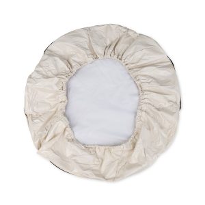 Camco Spare Tire Cover, Fits 28 Inch Diameter Tires, Solid, Colonial White, Vinyl – 45355