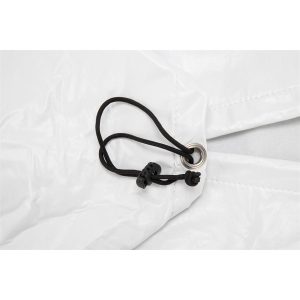 Camco Air Conditioner Cover, Fits Dometic and Brisk Air, Arctic White, Vinyl, With Locking Draw Cord Mounting – 45392
