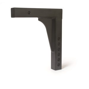 Camco Weight Distribution Hitch Shank, Adjustable Hi/ Low, 12 Inch Shank Length, No Rise, 9-1/2 Inch Drop – 48132