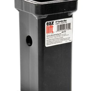 Camco Trailer Hitch Receiver Tube, 2 Inch Inner Diameter, 6 Inch Length, Black – 48170