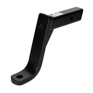 Camco Trailer Hitch Ball Mount, For 2 Inch Receiver, 10 Inch Length, 8 Inch Drop/ 6-3/4 Inch Lift, Non-Swivel, Non-Extendable, Without Ball – 48302