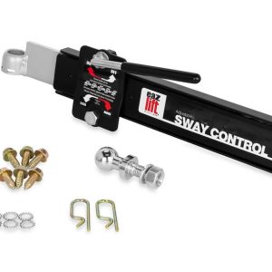Camco Weight Distribution Hitch Sway Control Kit, With Sway Control Arm/Ball/Ball Plate/Hardware, Left Mounted, Driver Side – 48381