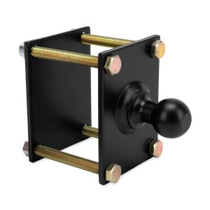 Camco Weight Distribution Hitch Sway Control Ball Mount, For Use with 2 X 3 Inch a Frame Trailers, Clamp on, May Be Used on Right or Left Side – 48385