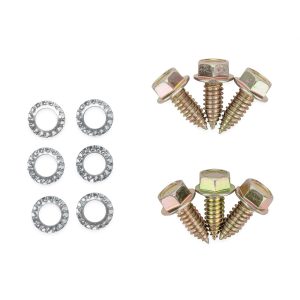 Camco Weight Distribution Hitch Sway Control Hardware, Sway Control Self Tap Screws, Package of 6 – 48389