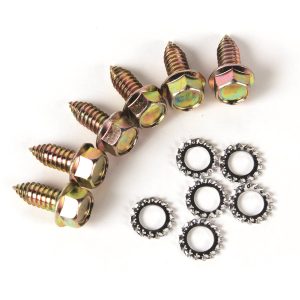 Camco Weight Distribution Hitch Sway Control Hardware, Sway Control Self Tap Screws, Package of 6 – 48389