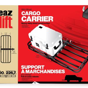 Camco Trailer Hitch Cargo Carrier, Fits 2 Inch Receiver, 500 Pound Capacity, 51-1/2 Inch Width X 17-1/2 Inch Depth X 3-1/4 Inch Height – 48475