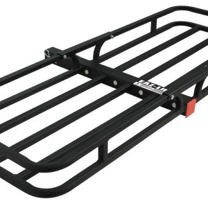 Camco Trailer Hitch Cargo Carrier, Fits 2 Inch Receiver, 500 Pound Capacity, 51-1/2 Inch Width X 17-1/2 Inch Depth X 3-1/4 Inch Height – 48475